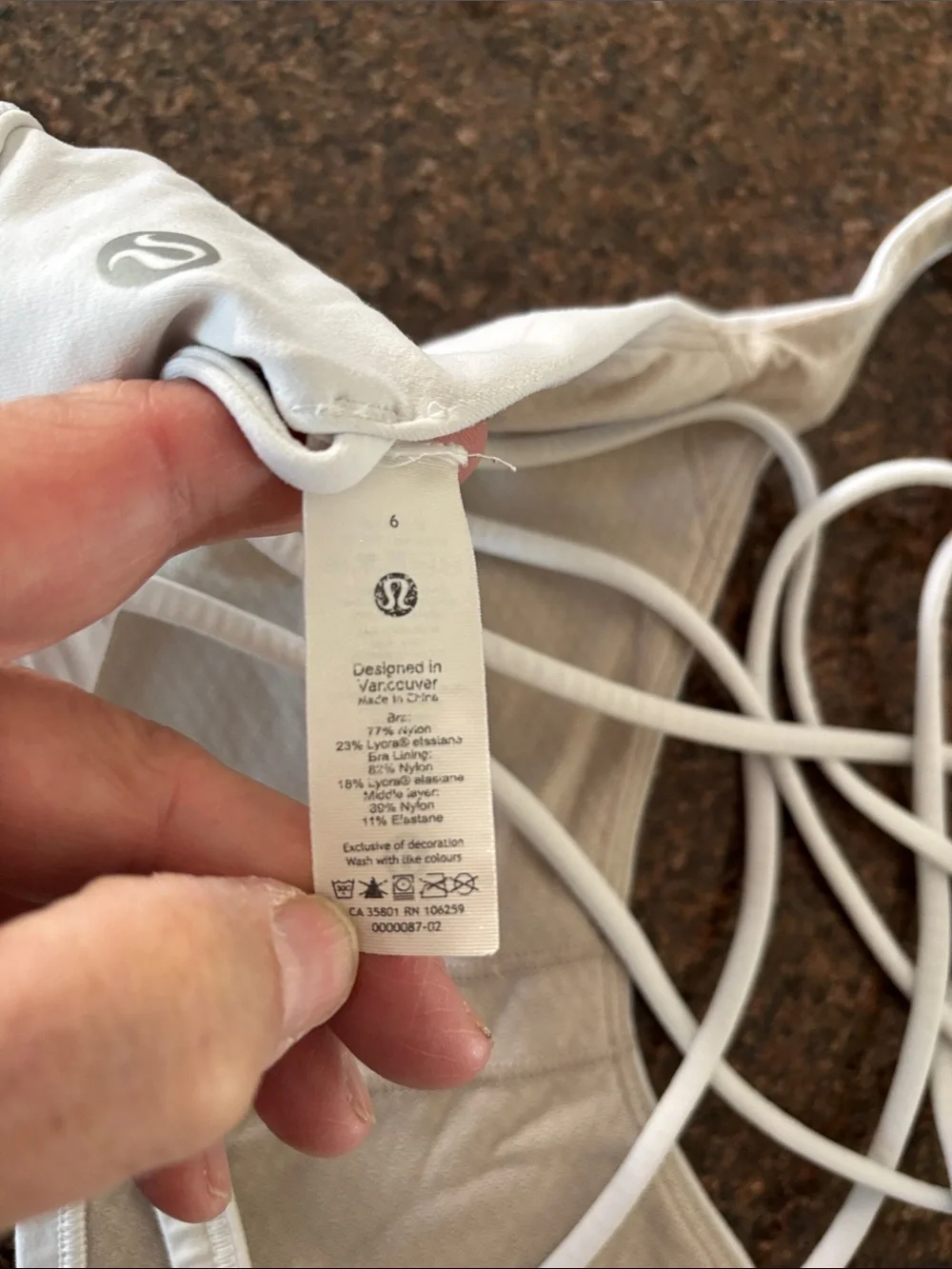 lululemon athletica White Strappy Crisscross Sports Workout Top-6